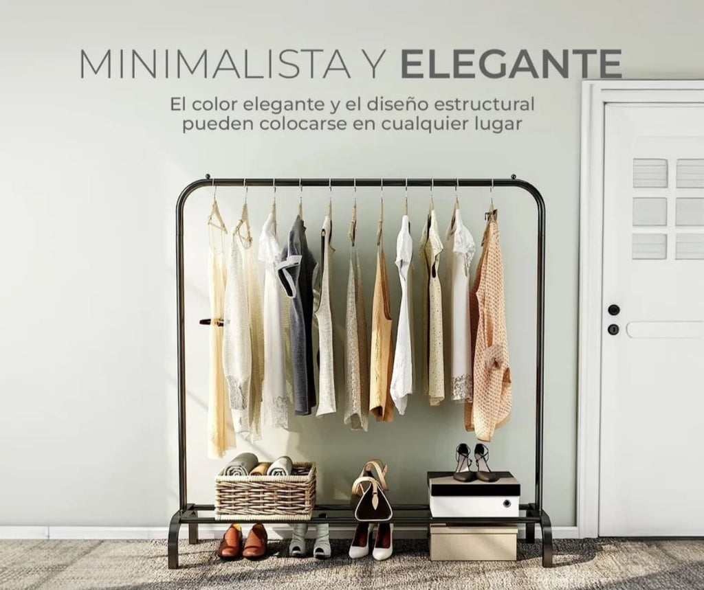 Organiza tus prendas con estos prácticos percheros de metal