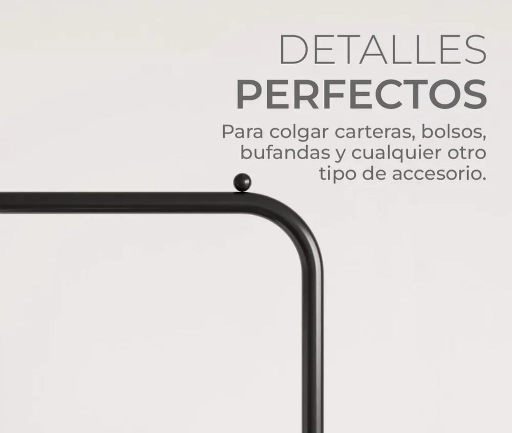 Organiza tus prendas con estos prácticos percheros de metal