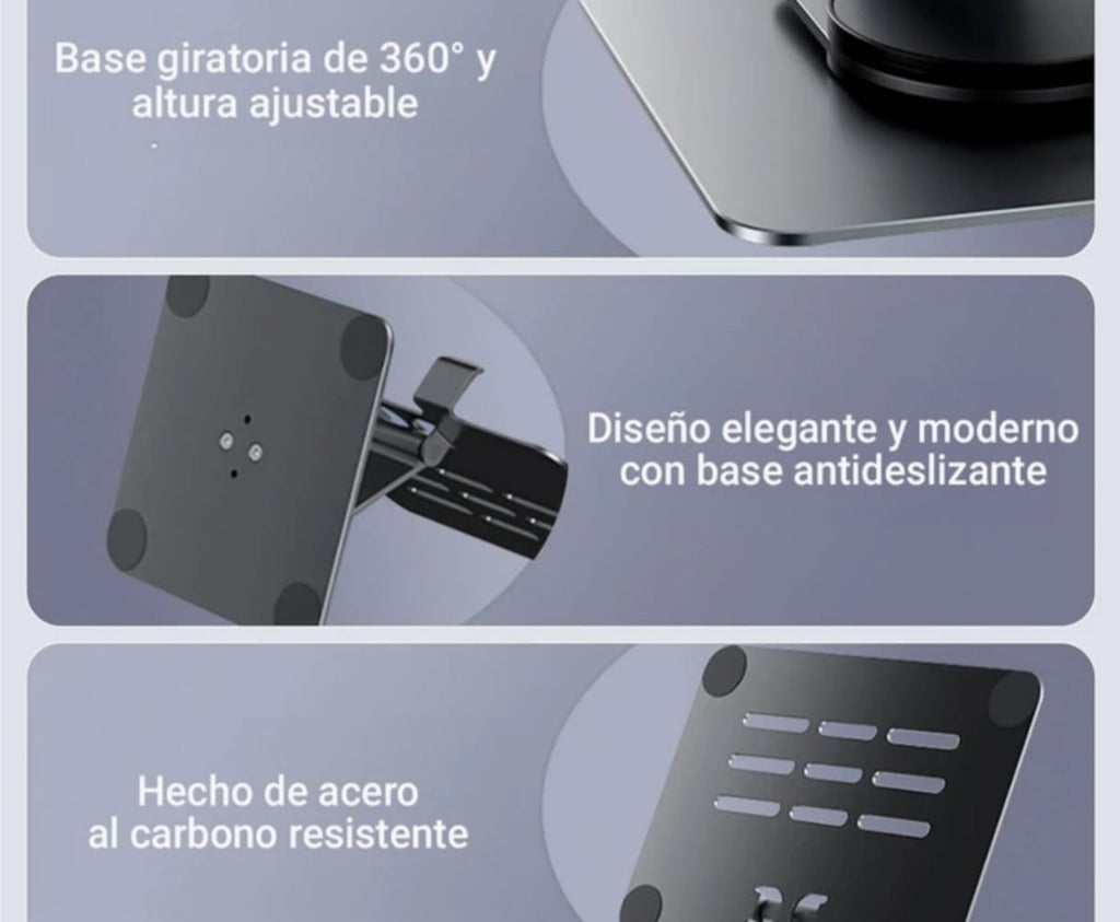 Soporte Plegable 360° para Tablet y Celular