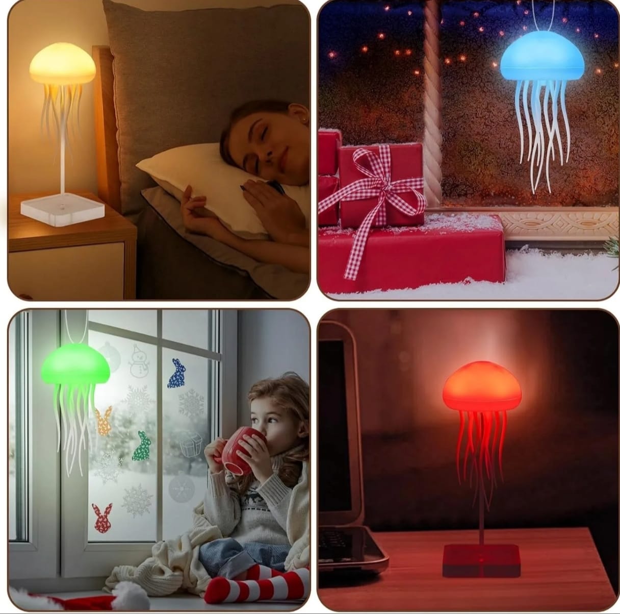 Lámpara Medusa LED con Movimiento Aurora Mood Light