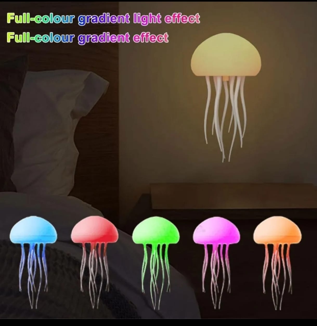 Lámpara Medusa LED con Movimiento Aurora Mood Light