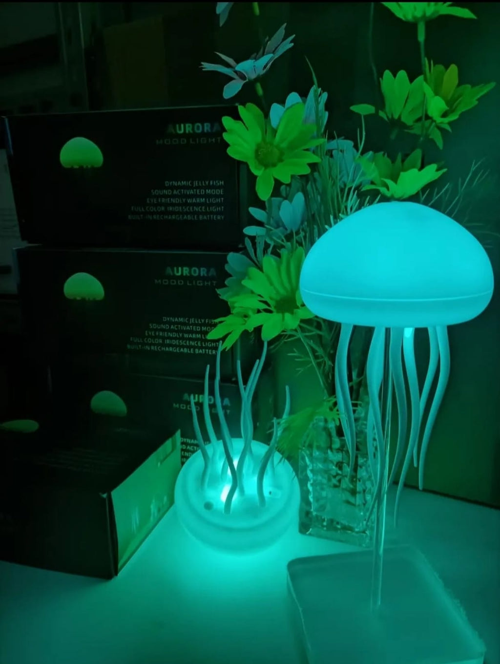 Lámpara Medusa LED con Movimiento Aurora Mood Light