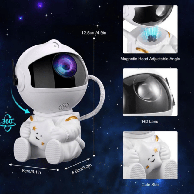 Proyector de Estrellas y Nebulosas Astronauta Sentado