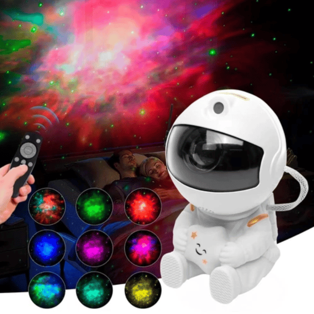 Proyector de Estrellas y Nebulosas Astronauta Sentado