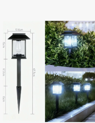 Ilumina tus espacios con el Farol Solar LED Luz Blanca