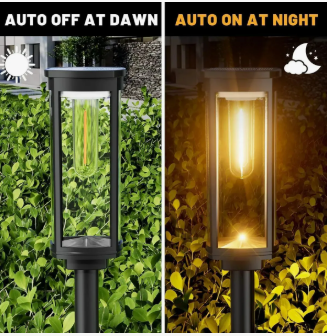 Ilumina tu jardín con esta lampara Vintage de luz Cálida